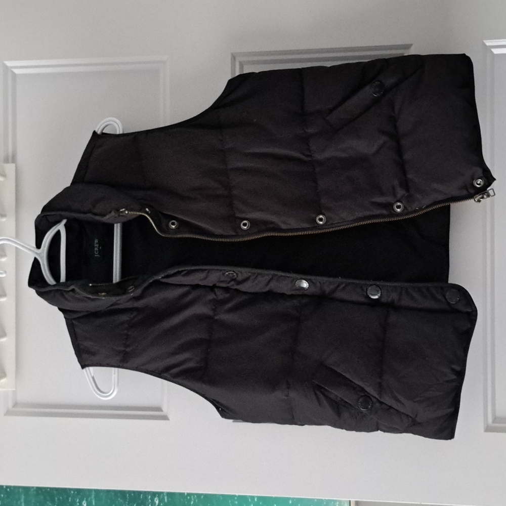J Crew Puffer Vest, Feather Filled